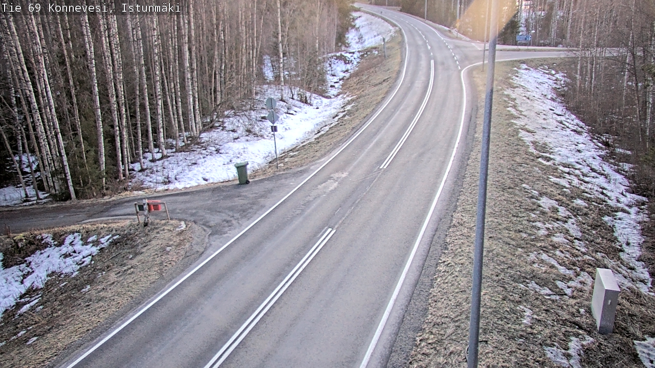 Weather Camera Image Road 69 Konnevesi, Istunmäki, Konnevesi, Keski-Suomi
