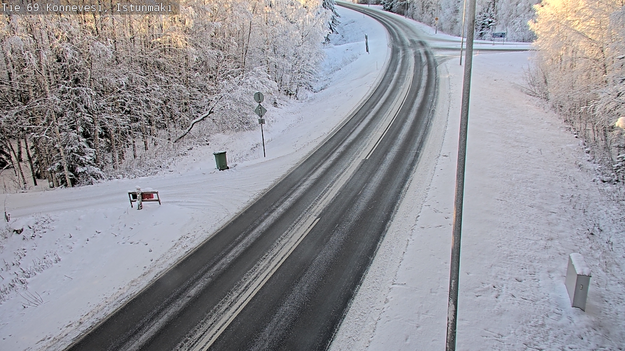 Weather Camera Image Road 69 Konnevesi, Istunmäki, Konnevesi, Keski-Suomi