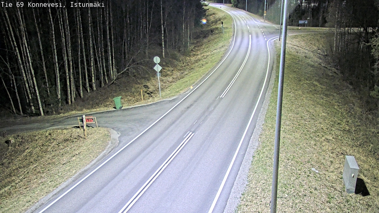 Weather Camera Image Road 69 Konnevesi, Istunmäki, Konnevesi, Keski-Suomi