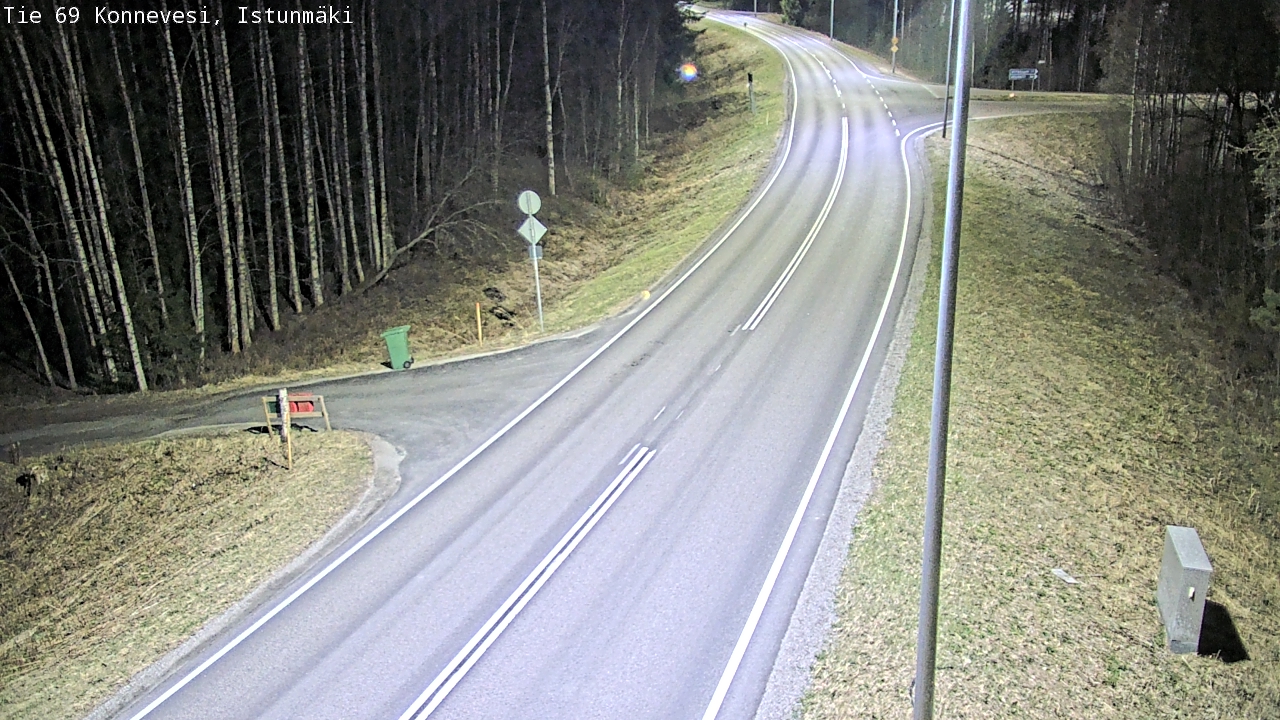 Weather Camera Image Road 69 Konnevesi, Istunmäki, Konnevesi, Keski-Suomi