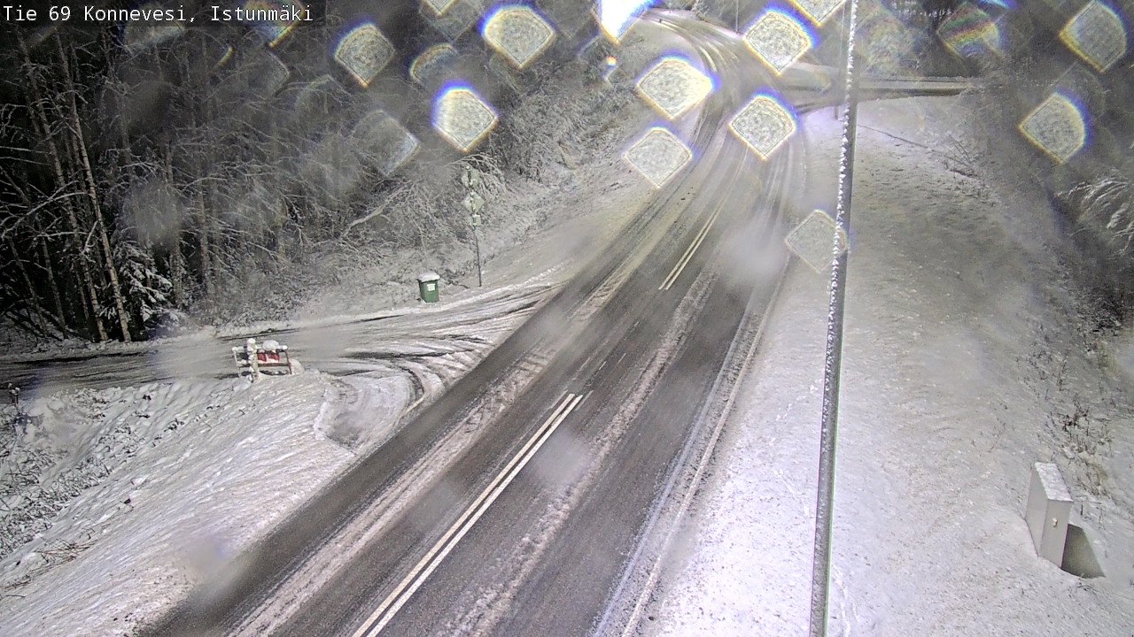 Weather Camera Image Väg 69 Konnevesi, Istunmäki, Konnevesi, Keski-Suomi