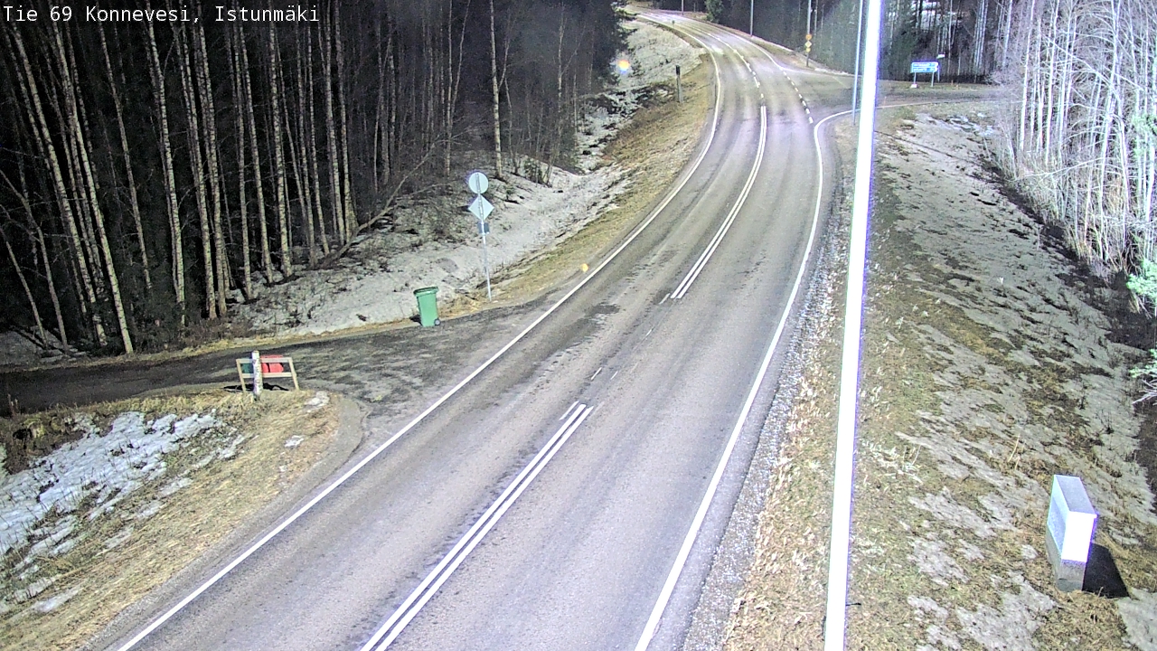 Weather Camera Image Väg 69 Konnevesi, Istunmäki, Konnevesi, Keski-Suomi