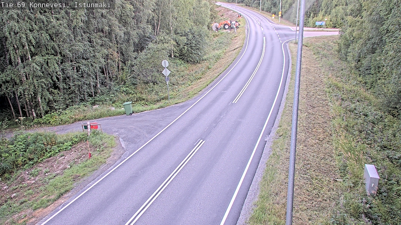Weather Camera Image Road 69 Konnevesi, Istunmäki, Konnevesi, Keski-Suomi