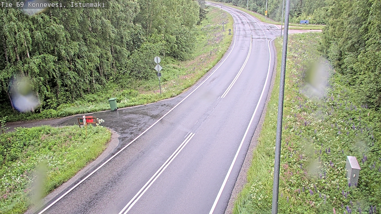 Weather Camera Image Road 69 Konnevesi, Istunmäki, Konnevesi, Keski-Suomi