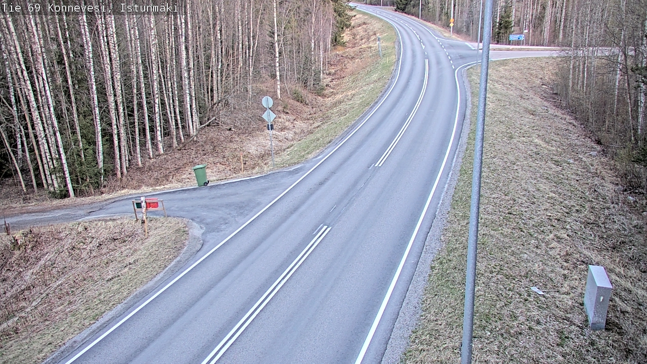Weather Camera Image Road 69 Konnevesi, Istunmäki, Konnevesi, Keski-Suomi