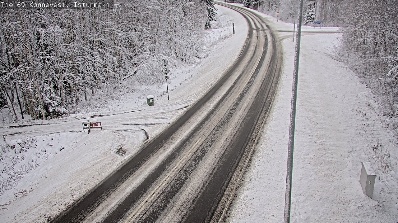 Weather Camera Image Väg 69 Konnevesi, Istunmäki, Konnevesi, Keski-Suomi