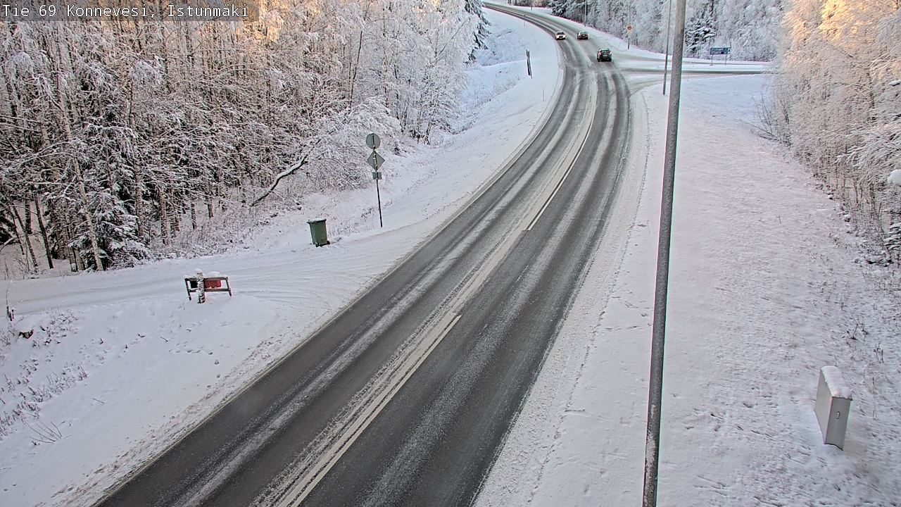 Weather Camera Image Road 69 Konnevesi, Istunmäki, Konnevesi, Keski-Suomi