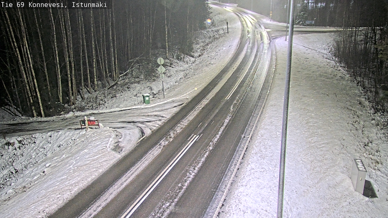 Weather Camera Image Väg 69 Konnevesi, Istunmäki, Konnevesi, Keski-Suomi