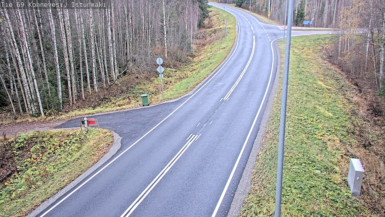Weather Camera Image Väg 69 Konnevesi, Istunmäki, Konnevesi, Keski-Suomi