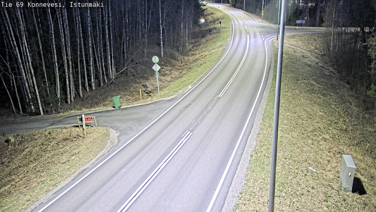 Weather Camera Image Väg 69 Konnevesi, Istunmäki, Konnevesi, Keski-Suomi