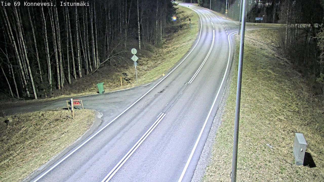 Weather Camera Image Väg 69 Konnevesi, Istunmäki, Konnevesi, Keski-Suomi