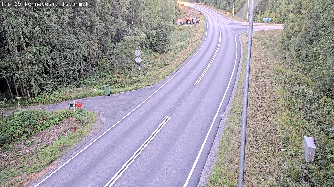 Weather Camera Image Road 69 Konnevesi, Istunmäki, Konnevesi, Keski-Suomi