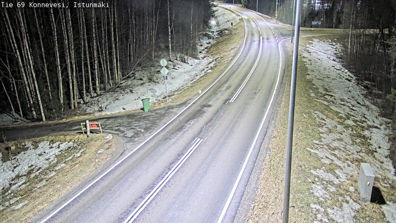 Weather Camera Image Väg 69 Konnevesi, Istunmäki, Konnevesi, Keski-Suomi