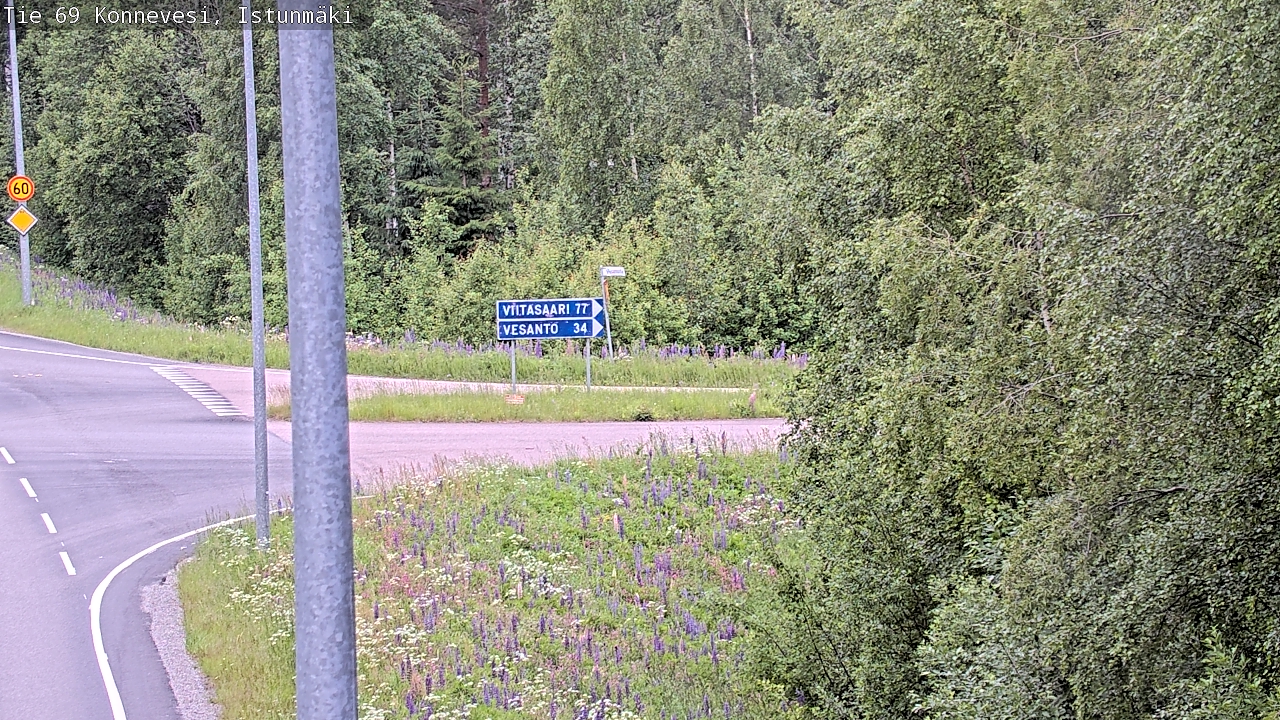 Kelikamerat Kuva Tie 69 Konnevesi, Istunmäki, Konnevesi, Keski-Suomi