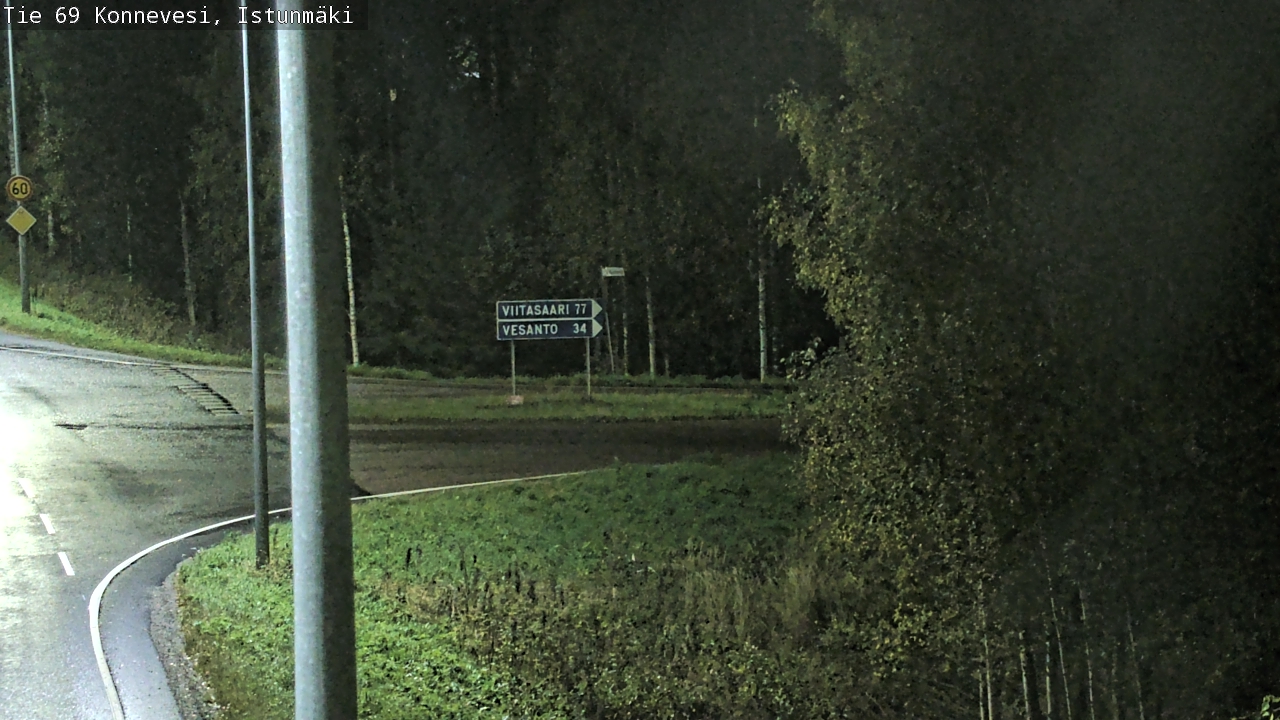 Weather Camera Image Road 69 Konnevesi, Istunmäki, Konnevesi, Keski-Suomi