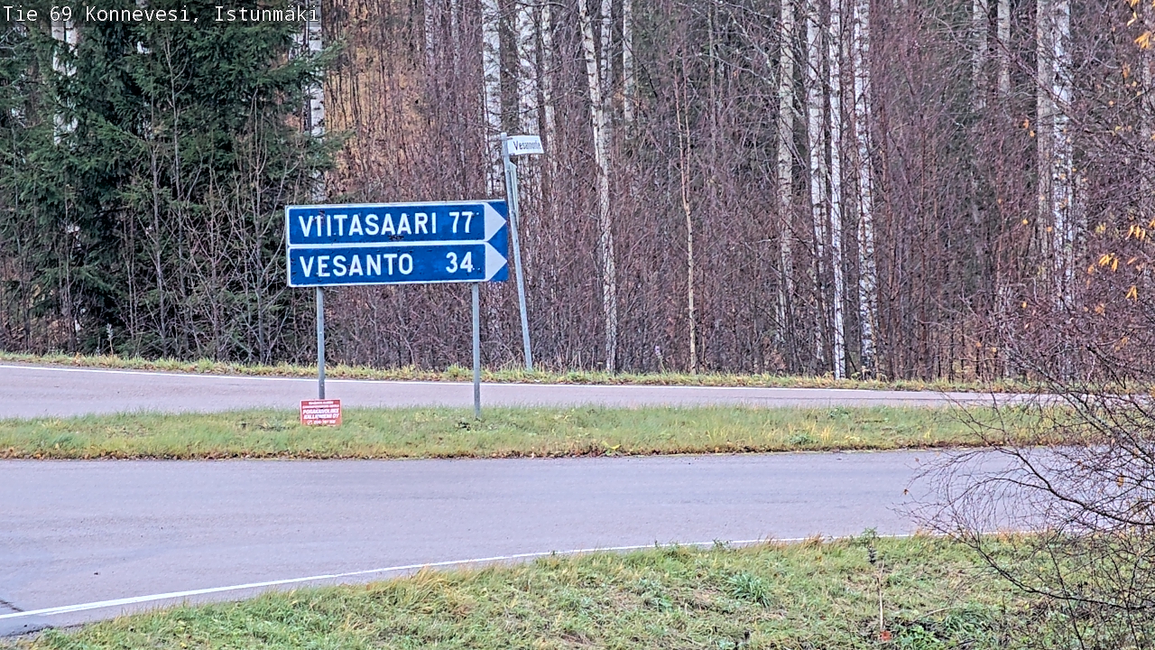 Kelikamerat Kuva Tie 69 Konnevesi, Istunmäki, Konnevesi, Keski-Suomi