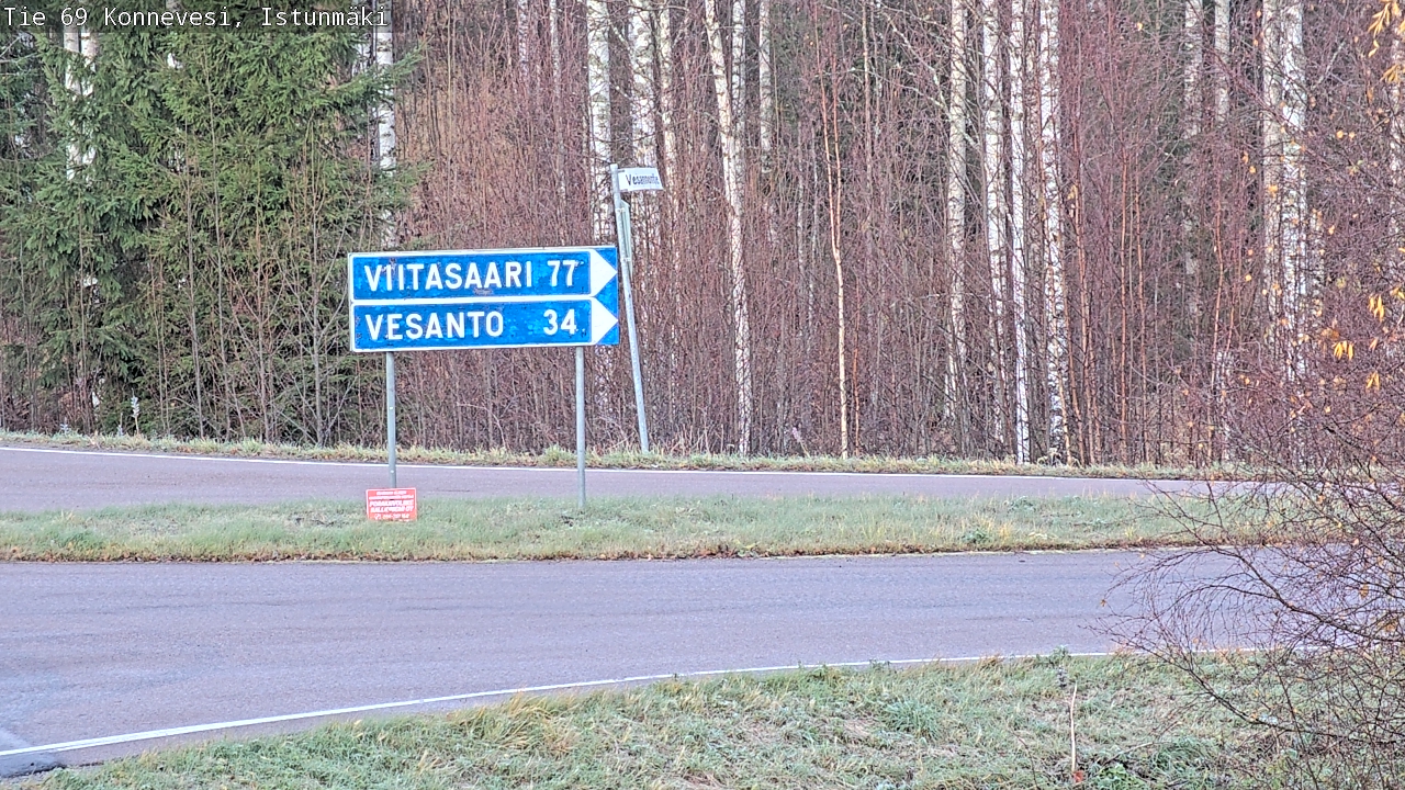 Kelikamerat Kuva Tie 69 Konnevesi, Istunmäki, Konnevesi, Keski-Suomi