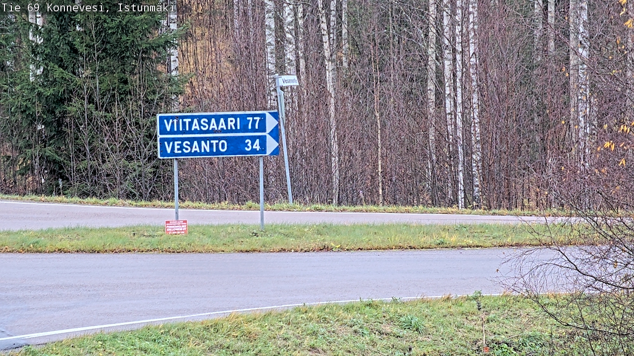 Kelikamerat Kuva Tie 69 Konnevesi, Istunmäki, Konnevesi, Keski-Suomi