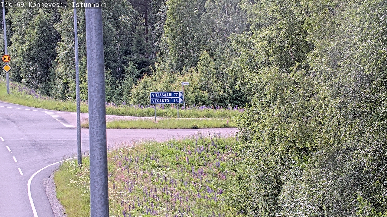 Kelikamerat Kuva Tie 69 Konnevesi, Istunmäki, Konnevesi, Keski-Suomi