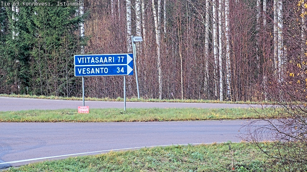 Kelikamerat Kuva Tie 69 Konnevesi, Istunmäki, Konnevesi, Keski-Suomi