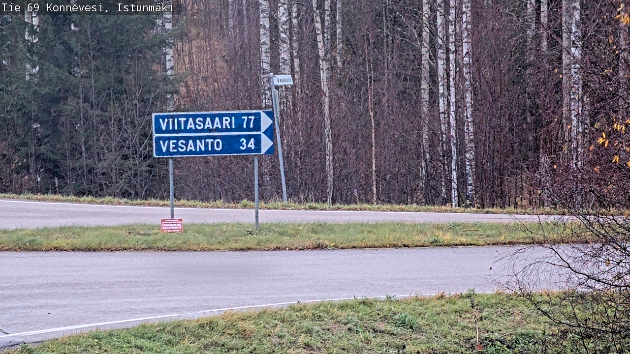 Kelikamerat Kuva Tie 69 Konnevesi, Istunmäki, Konnevesi, Keski-Suomi