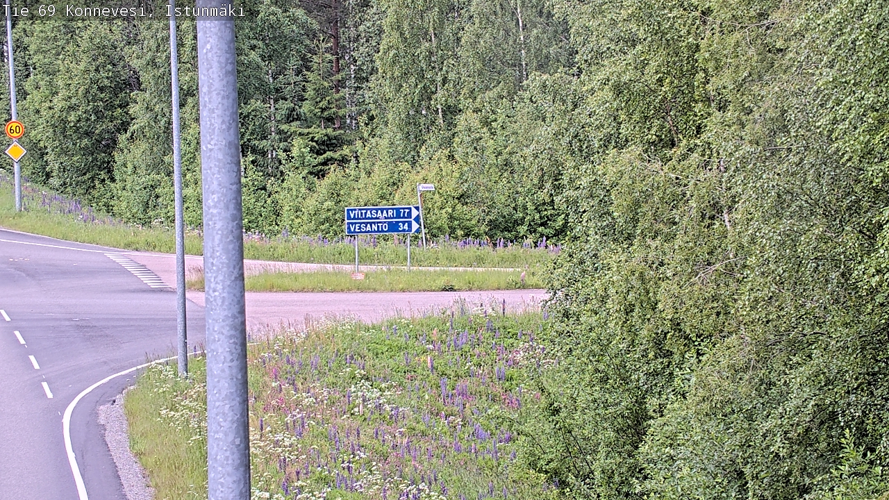 Kelikamerat Kuva Tie 69 Konnevesi, Istunmäki, Konnevesi, Keski-Suomi