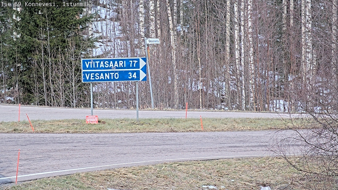 Kelikamerat Kuva Tie 69 Konnevesi, Istunmäki, Konnevesi, Keski-Suomi