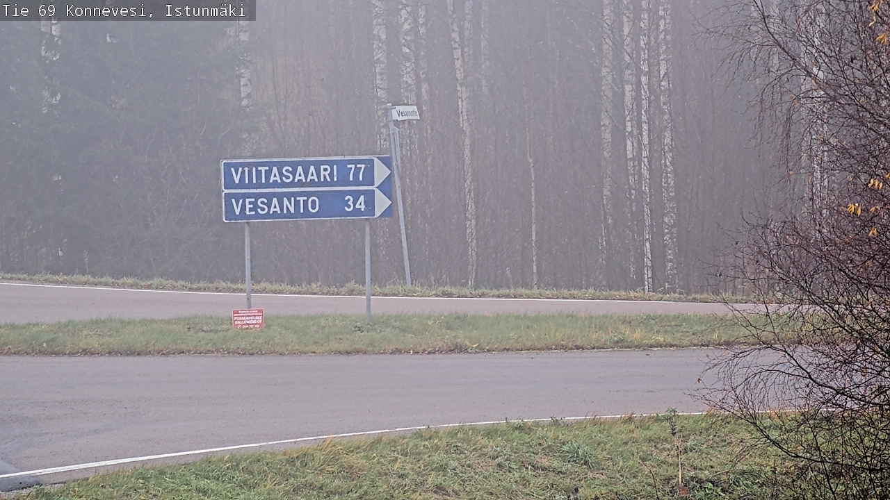 Kelikamerat Kuva Tie 69 Konnevesi, Istunmäki, Konnevesi, Keski-Suomi