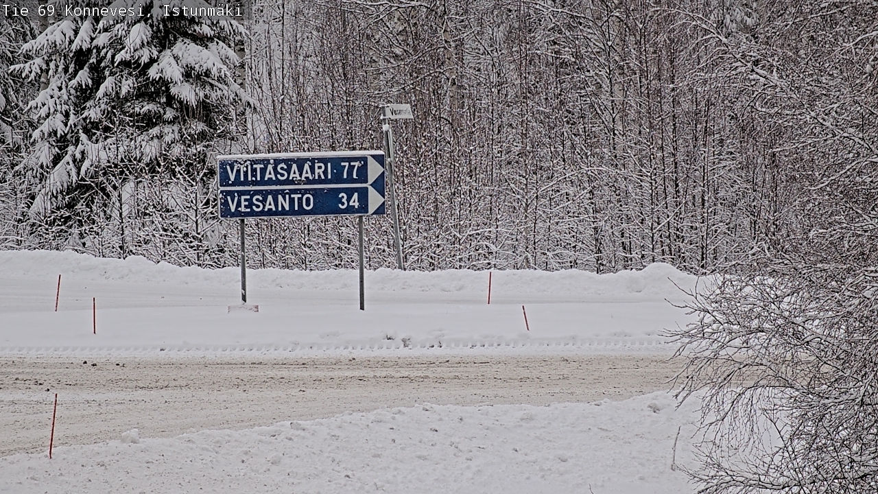 Kelikamerat Kuva Tie 69 Konnevesi, Istunmäki, Konnevesi, Keski-Suomi