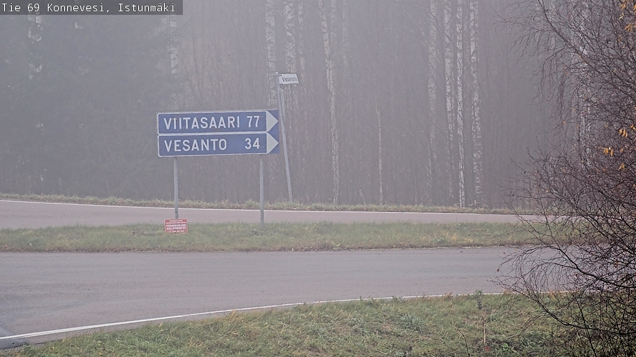 Kelikamerat Kuva Tie 69 Konnevesi, Istunmäki, Konnevesi, Keski-Suomi
