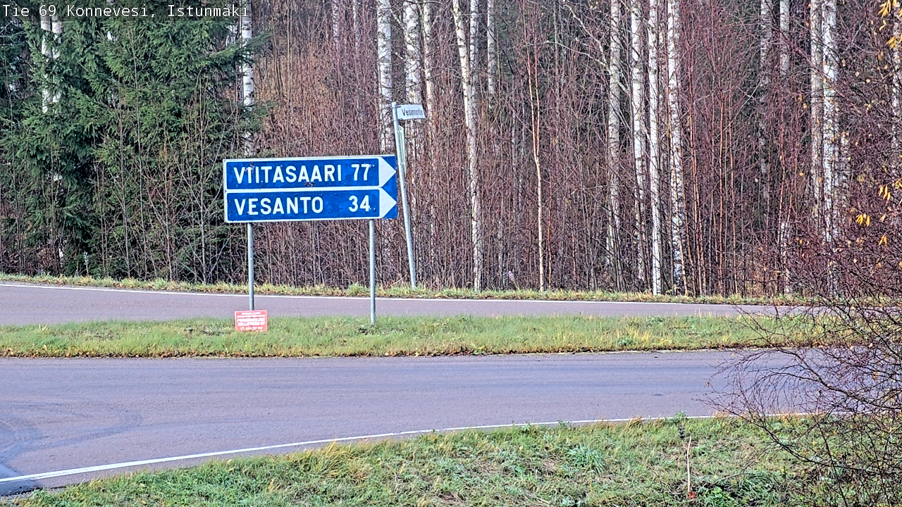 Kelikamerat Kuva Tie 69 Konnevesi, Istunmäki, Konnevesi, Keski-Suomi