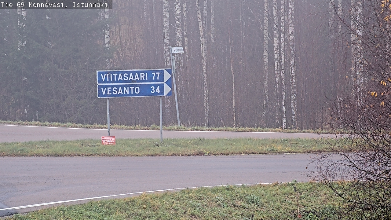 Kelikamerat Kuva Tie 69 Konnevesi, Istunmäki, Konnevesi, Keski-Suomi