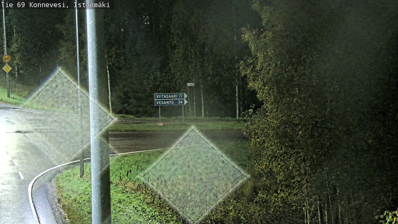 Weather Camera Image Road 69 Konnevesi, Istunmäki, Konnevesi, Keski-Suomi