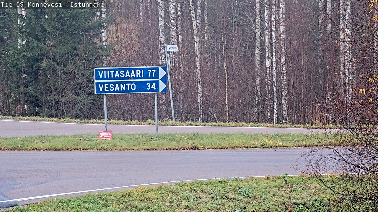 Kelikamerat Kuva Tie 69 Konnevesi, Istunmäki, Konnevesi, Keski-Suomi