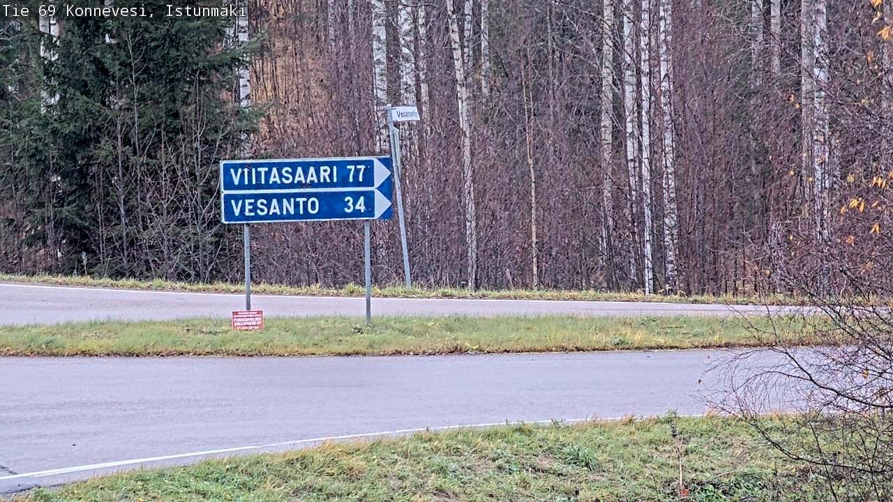 Kelikamerat Kuva Tie 69 Konnevesi, Istunmäki, Konnevesi, Keski-Suomi