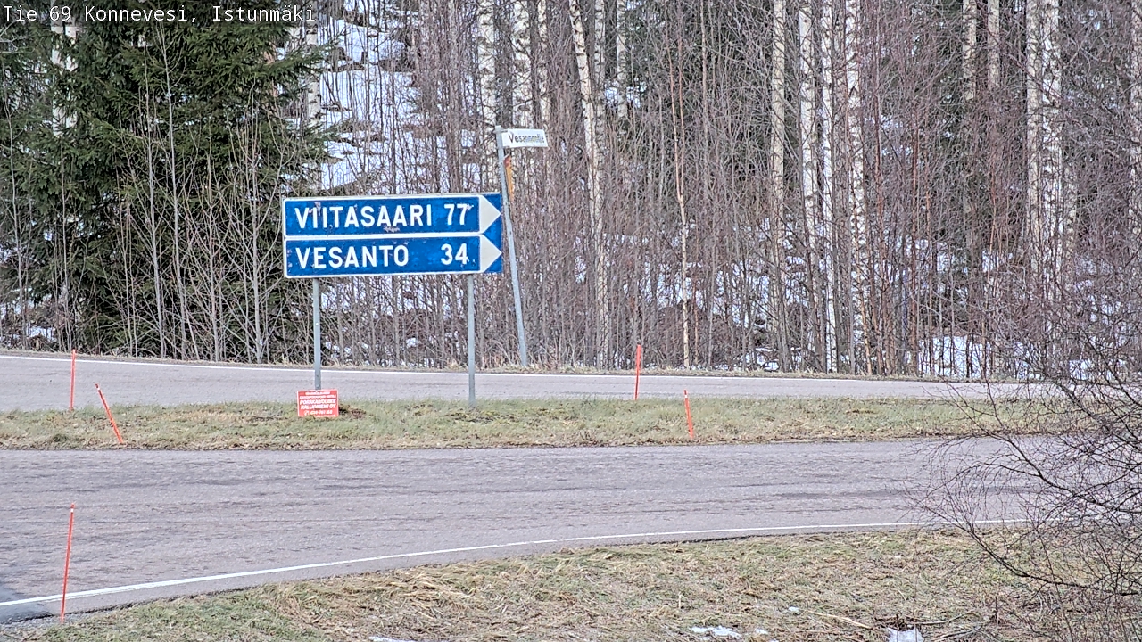 Kelikamerat Kuva Tie 69 Konnevesi, Istunmäki, Konnevesi, Keski-Suomi