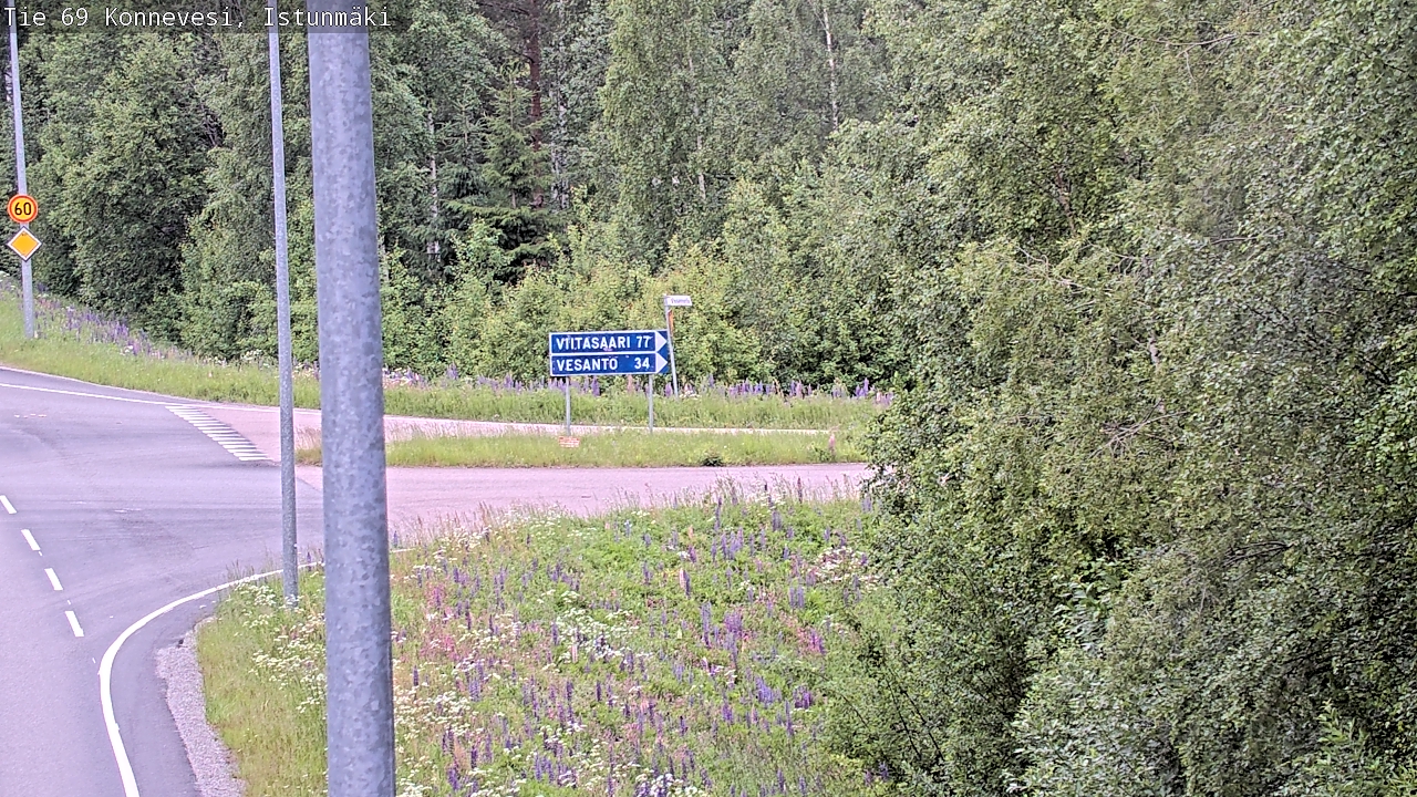 Kelikamerat Kuva Tie 69 Konnevesi, Istunmäki, Konnevesi, Keski-Suomi