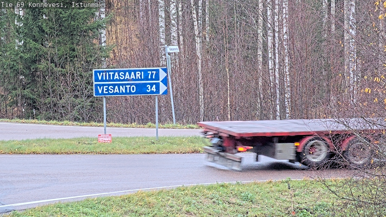 Kelikamerat Kuva Tie 69 Konnevesi, Istunmäki, Konnevesi, Keski-Suomi