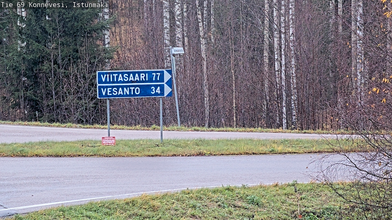 Kelikamerat Kuva Tie 69 Konnevesi, Istunmäki, Konnevesi, Keski-Suomi