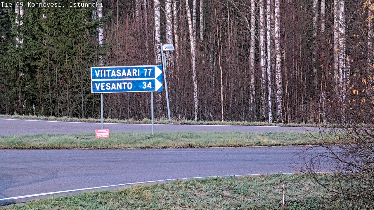 Kelikamerat Kuva Tie 69 Konnevesi, Istunmäki, Konnevesi, Keski-Suomi