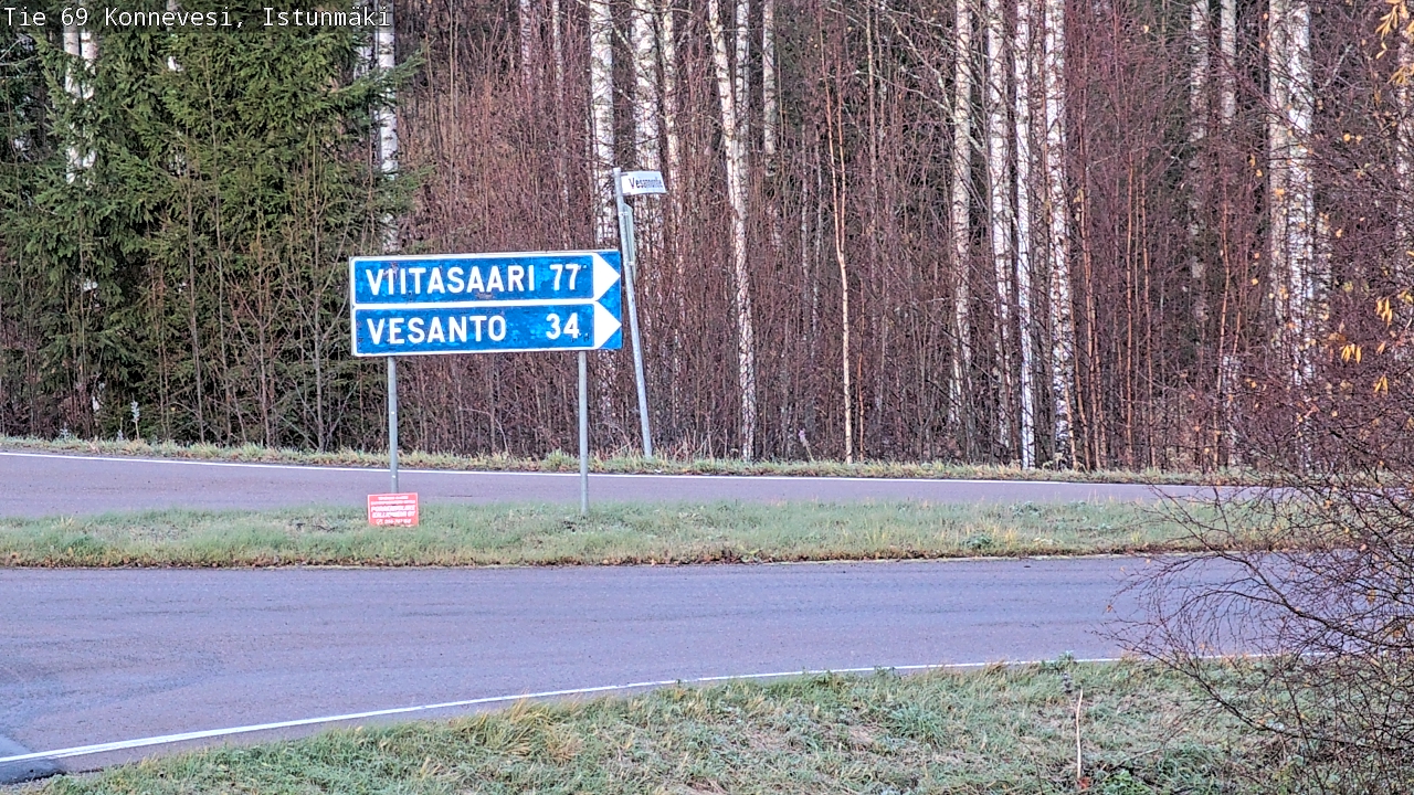 Kelikamerat Kuva Tie 69 Konnevesi, Istunmäki, Konnevesi, Keski-Suomi