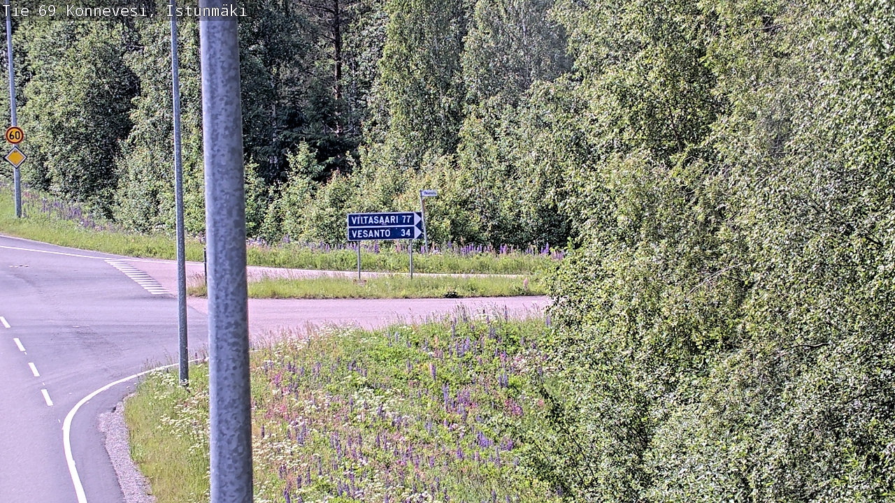 Kelikamerat Kuva Tie 69 Konnevesi, Istunmäki, Konnevesi, Keski-Suomi