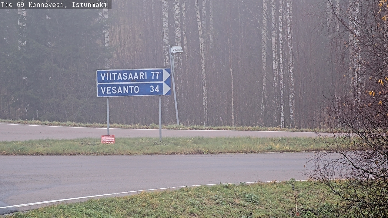 Kelikamerat Kuva Tie 69 Konnevesi, Istunmäki, Konnevesi, Keski-Suomi