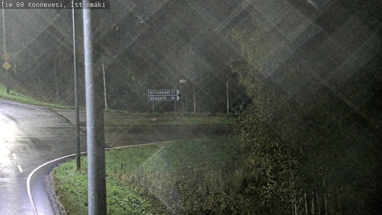 Weather Camera Image Road 69 Konnevesi, Istunmäki, Konnevesi, Keski-Suomi