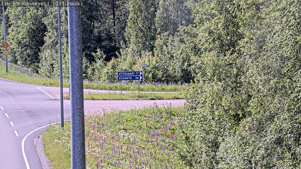 Kelikamerat Kuva Tie 69 Konnevesi, Istunmäki, Konnevesi, Keski-Suomi