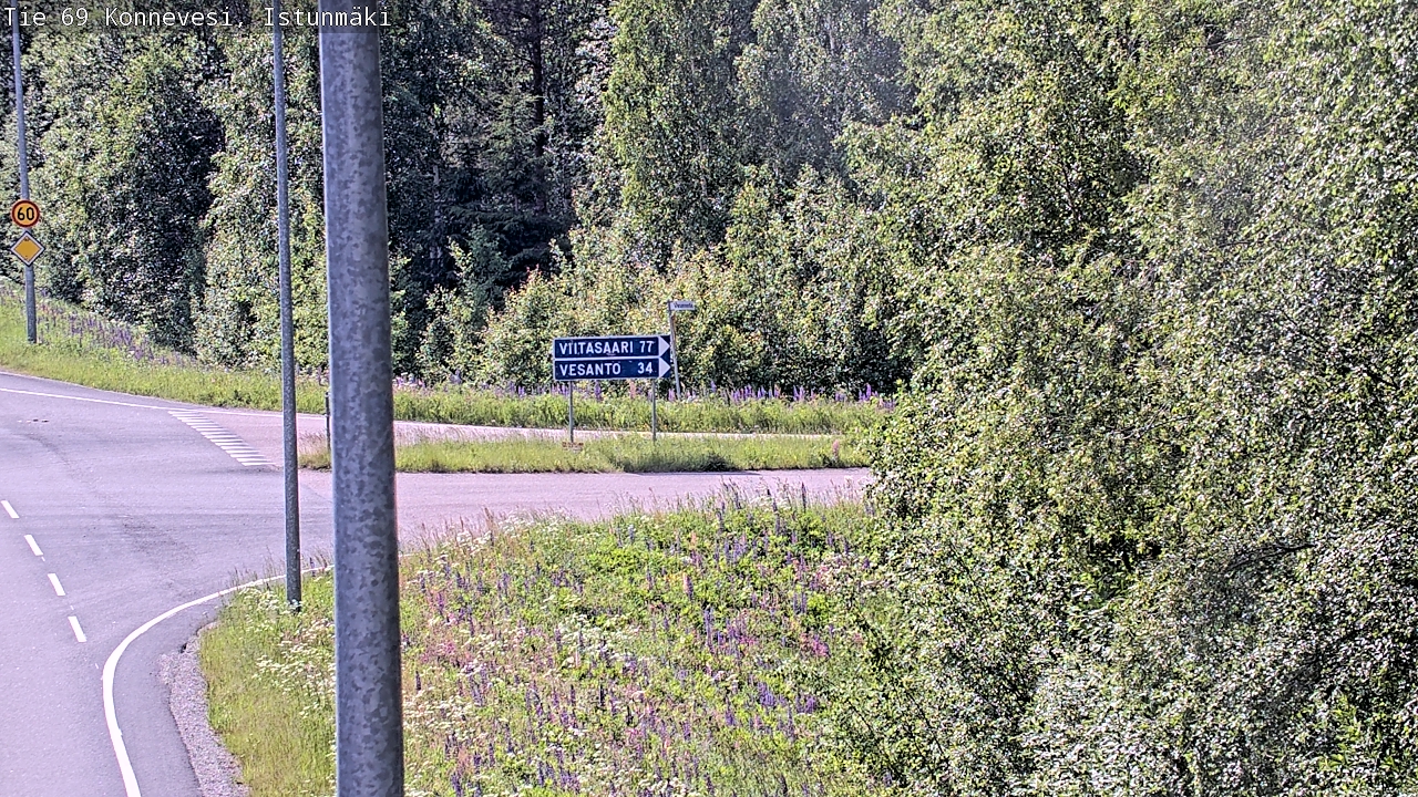 Kelikamerat Kuva Tie 69 Konnevesi, Istunmäki, Konnevesi, Keski-Suomi