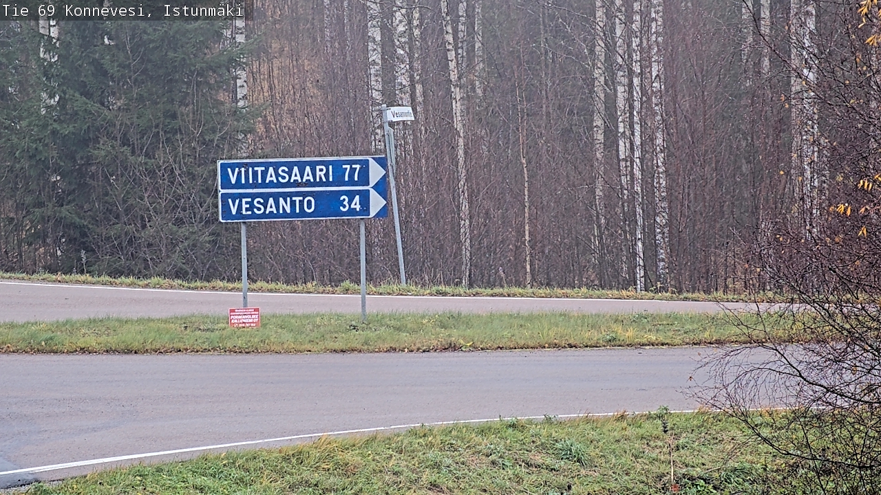 Kelikamerat Kuva Tie 69 Konnevesi, Istunmäki, Konnevesi, Keski-Suomi