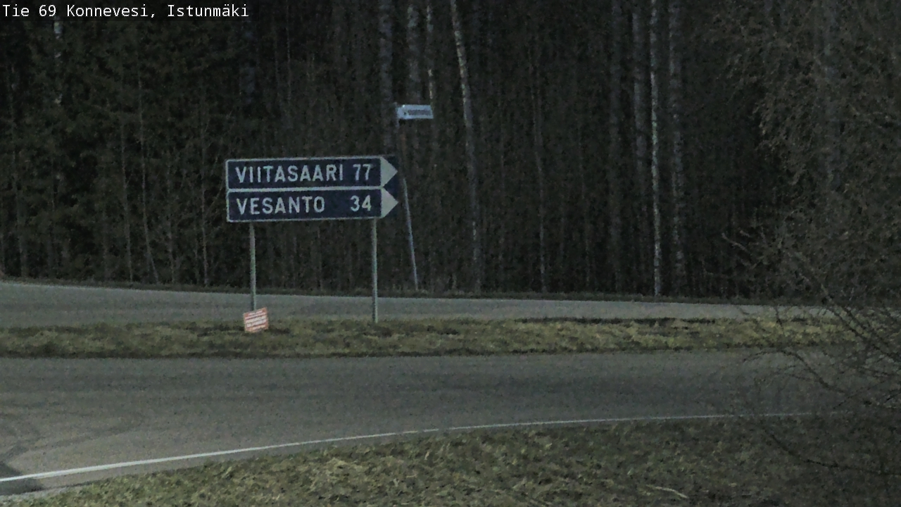 Weather Camera Image Road 69 Konnevesi, Istunmäki, Konnevesi, Keski-Suomi