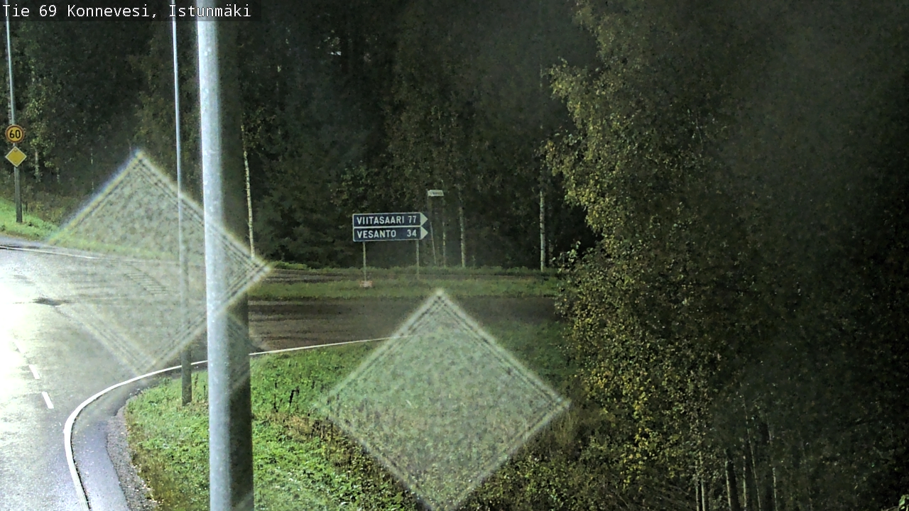 Weather Camera Image Road 69 Konnevesi, Istunmäki, Konnevesi, Keski-Suomi