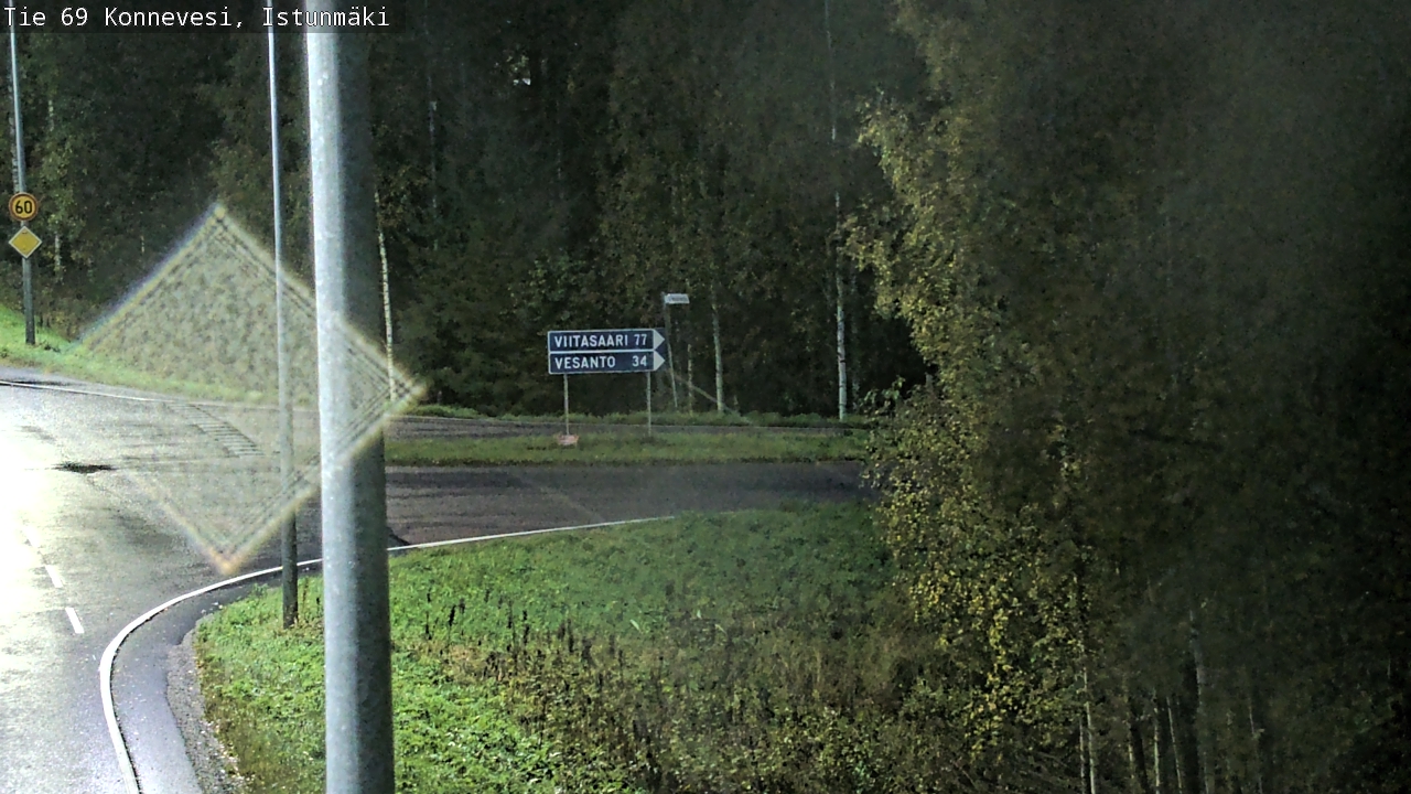 Weather Camera Image Road 69 Konnevesi, Istunmäki, Konnevesi, Keski-Suomi